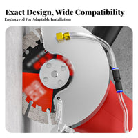 Water-Spraying Dust Cover Enhanced Safety Power Tool Accessory for Workshops