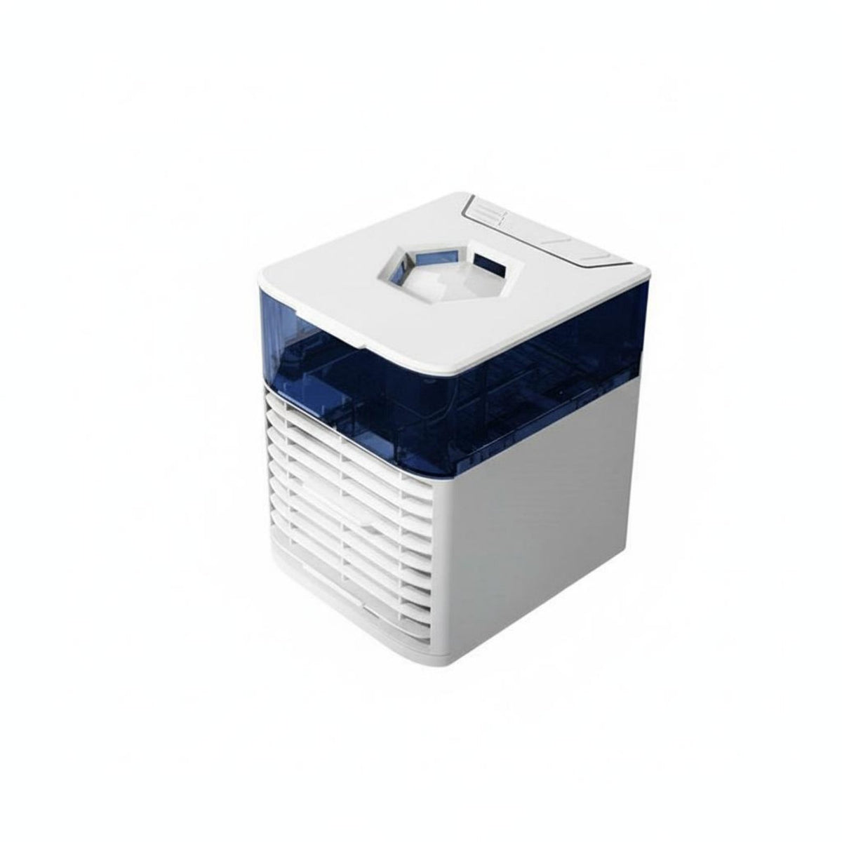 Cools and Humidifies Mini Air Conditioner Fan Humidifier Function Desktop Air Cooler Adjustable Vents for Office Workers, Dorm Room, Bedroom