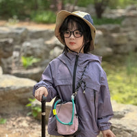 儿童包包新款日系多巴胺水杯包男女童户外运动斜挎包轻便手机包