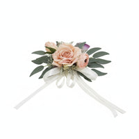 Car Mirror Flower with Ribbon Elegant Wedding Car Flower Decoration Photo-Ready