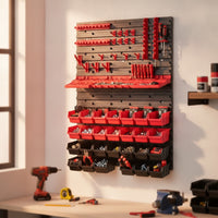 Tool Organizer with Bins Customizable Pegboard Organizer with Bins Heavy-Duty