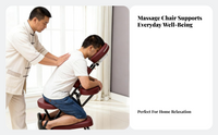 Foldable Massage Chair, Adjustable, Portable, for Spa Use