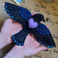 Crow Sewing Kit Portable Crow Sewing Pouch Lightweight for Travel