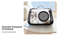 Adjustable Shoulder Strap Space Capsule Pet Bag Lightweight Design Space Capsule Pet Carrier Foldable for Travelers, Car Trips, Outdoor