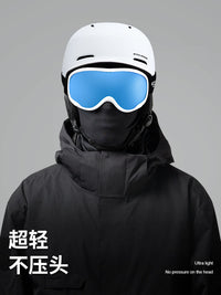 snowledge滑雪头盔保暖男女单双板专业防摔防护轻量化滑雪盔装备