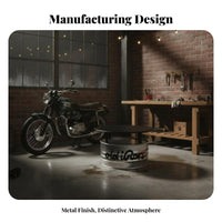 Oil Drum Table and Chair Combo Factory Theme & Design 3-Piece Patio Group Retro Look and Feel sturdyDuty for Restaurateurs