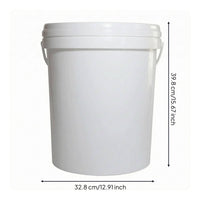 Round Honey Bucket with Lid Smooth 25 L Water Bucket For Storage Reusable