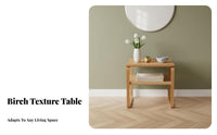 2-Tier End Table Nordic Design 2-Tier Storage Table Multi-Functional
