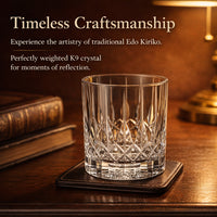 Hand-Carved Crystal Whiskey Glass, K9 Prosperity Cup