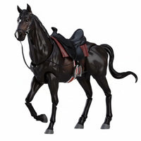 Unpainted PVC Horse Model Poseable Home Decor Collectible
