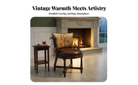 Single-Seater Club Chair Vintage Design Living Room Seating Soft Cushioning Deep Cushioned for Adults
