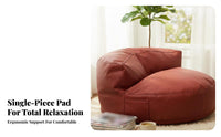 Caterpillar Lounger Integrated Spine Support Padded Floor Lounger Multi-Functional Plush Fabric for Teens, Kids, Balcony