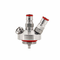 Compact Keg Dispensing Fitting Multi-Port Dispensing Fitting with Threaded Fittings Sturdy Beer Keg Connector Easy to Install for Kegerator