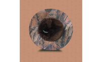 Witch Hat with Foliage & Woodgrain-Pattern Woodland Witch Hat Halloween Costume Accessory for Cosplayers, Photo Shoots