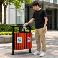 outdoor waste bin