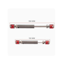 2 Pieces Telescopic Center Drive Shafts Easy to Install RC Crawler Drive Shafts Long-Lasting Heavy Duty