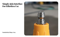 Stainless Steel Construction High Pressure Spray Resistant Pressure Washer Quick Connector Heavy Duty for Driveway Cleaning