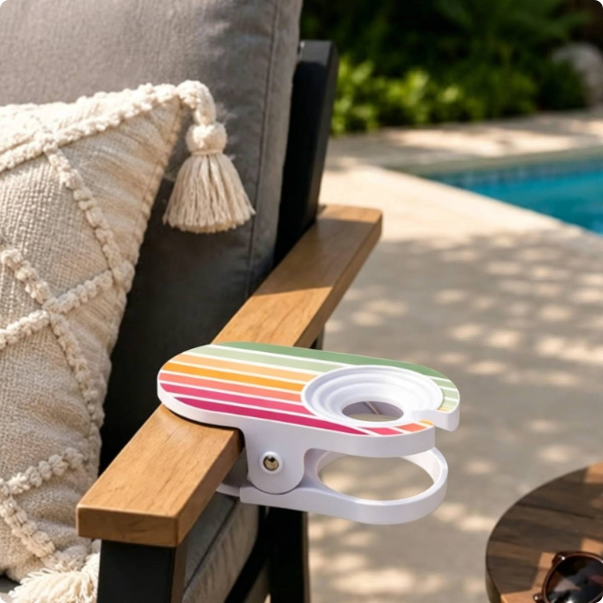 Couch Cup Holder Tray Striped Sofa Arm Cup Holder Lightweight