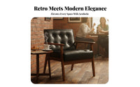 Upholstered Multi-Person Sofa Retro Design Cafe Furniture Set Business-Grade Grade Versatile Assembly for Bar, Office