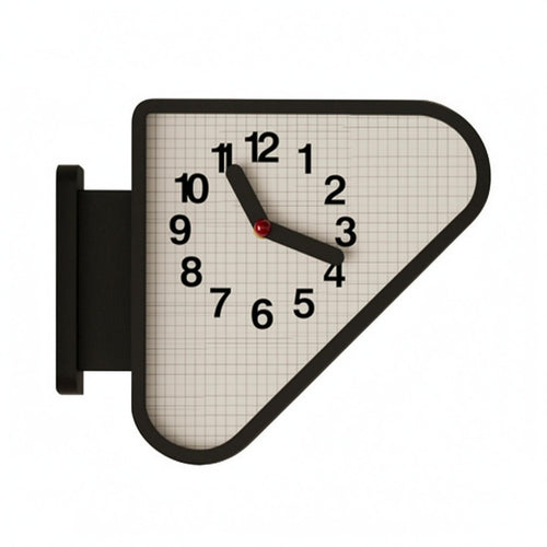 Corner Wall Clock Large Numerals Triangular Wall Clock Space-Saving