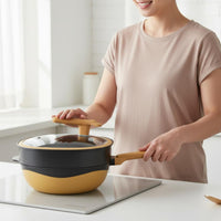 Easy to Clean Square Nonstick Wok Even Heating Cookware