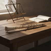 Clarinet with Hard Case Resin   Clarinet 17-Key Woodwind for Lessons, Practice Rooms