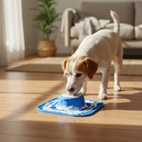 Lick Bowl with Suction Base Textured Slow Feeder Dog Bowl Easy-Wash for Dogs, Cats, Enrichment