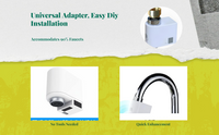 Adattatore touchless risparmio acqua