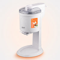 Homemade Countertop Ice Cream Maker Compact Automatic Ice Cream Maker Electric Appliance Space-Saving for Families