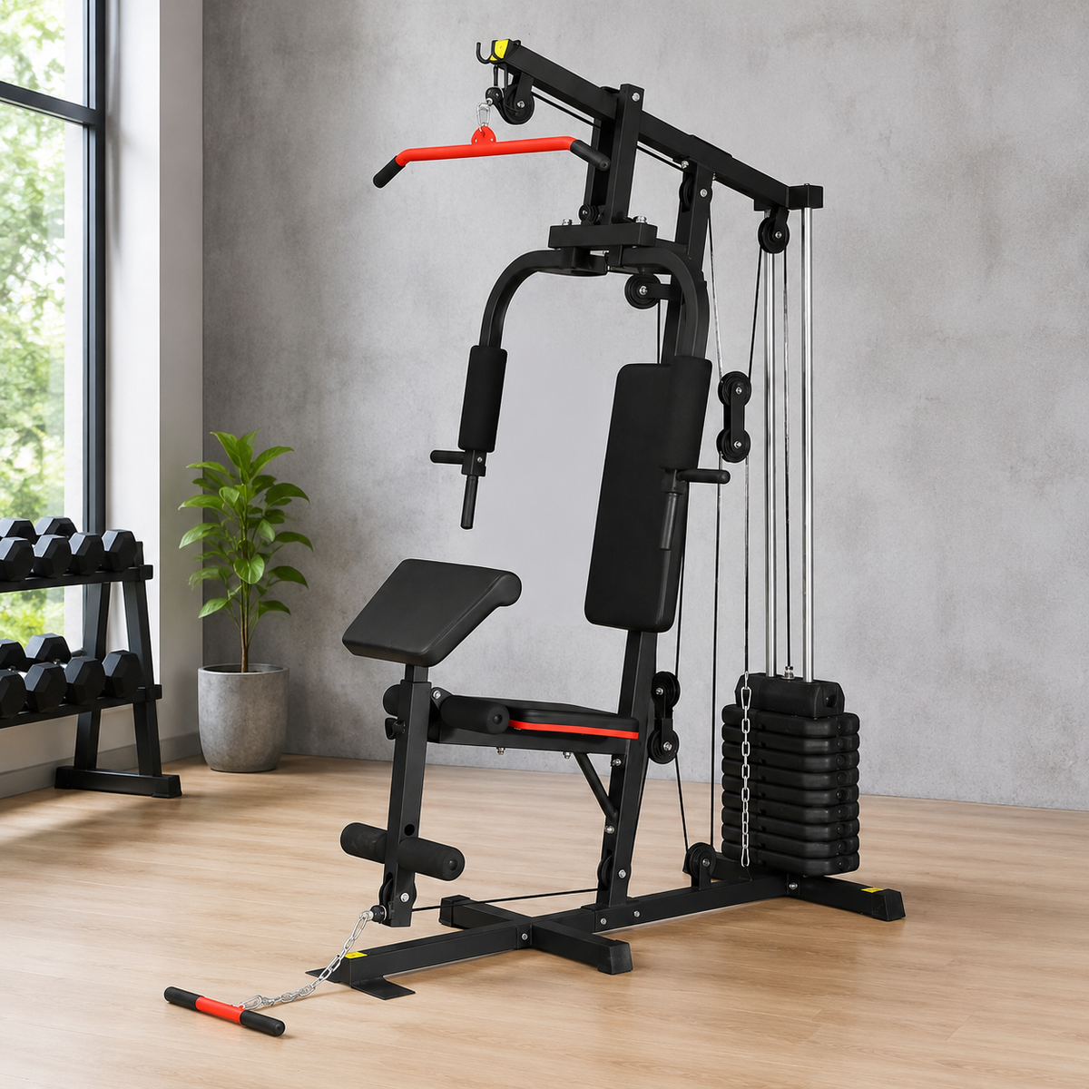 Pull-Up, Multi-Gym, Pull-Up Machine, Home Training, Steel, Adjustable, Home Gym, Muscle Training Equipment