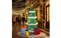 Inflatable Tree with Star Topper Indoor Christmas Inflatable Tree with Gift Boxes Holiday Decoration Outdoor for Yard, Patio