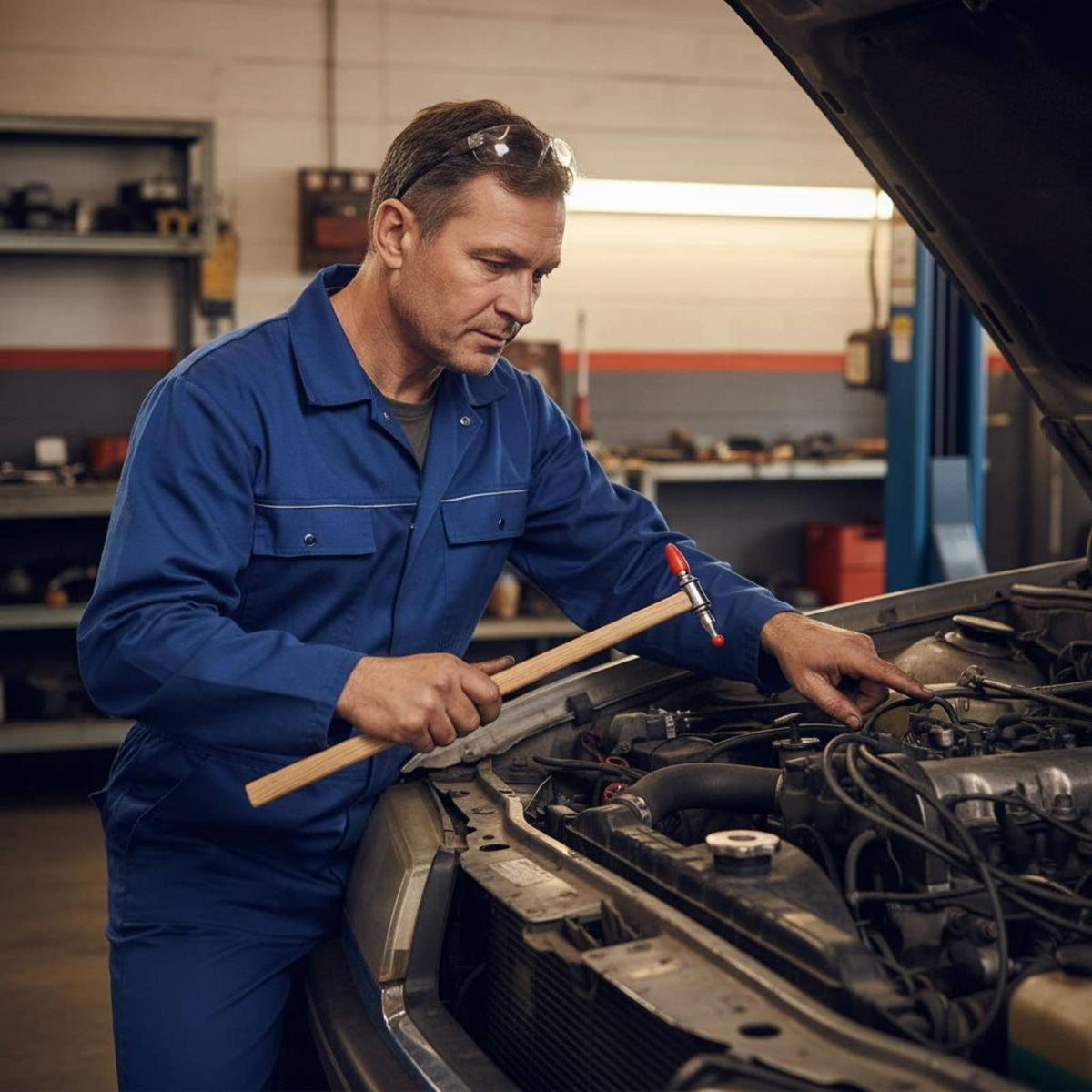 Bodywork Leveling Set Interchangeable Heads Paintless Repair down Set Easy to Use Automotive Tool for Garage