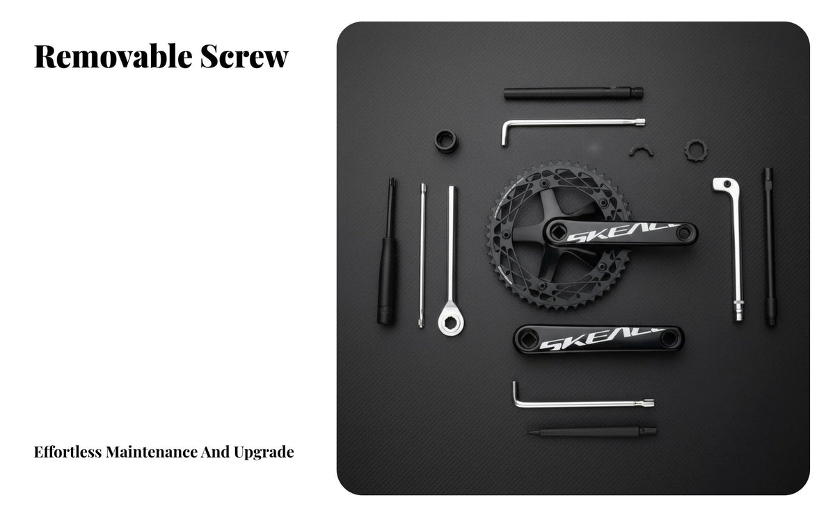 144 BCD Crankset Aluminum Alloy Fixed Gear Crankset Lightweight Track Bike Chainset for Biking Hobbyists, Everyday Cyclist S, Velodrome, Commuting