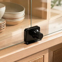 glass door lock