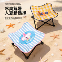 Foldable Pet Camping Bed for Cats, Breathable, All-Season, Removable Cover