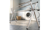 Floor-Standing Clothes Drying Rack Space-Saving Folding Drying Rack Sturdy Household Item Heavy Duty for Patio