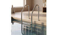 Stainless Steel Pool Ladder Anti-Slip Pool Ladder with Handrails Resistant