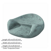 Memory Foam Meditation Cushion Rounded Home Accessory Ergonomic Design