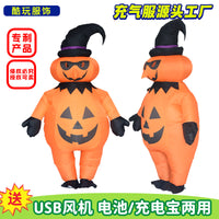 Halloween Pumpkin Inflatable Costume for Adults