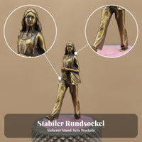 1:64 Scale Figurine Clothing Folds Miniature Woman Figurine Photography Prop
