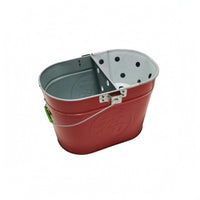 Iron Mop Container Embossed Cleaning Container Front Latch