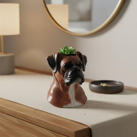 Canine Pot Decorative French Canine Planter Easy to Clean Home Decor for Living Room, Garden
