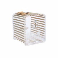 Bird Travel Enclosure Wood Slats Pet Gear Front Entry