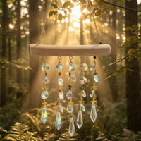 Sun Catcher with Crystals Sparkling Ornament Boho for Window, Bedroom