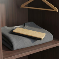 Wooden Lint Brush Comfortable Grip Cashmere Comb Gentle On Fabrics for Travel