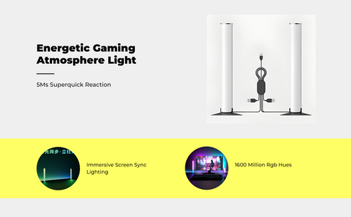 RGBIC light bar with app control