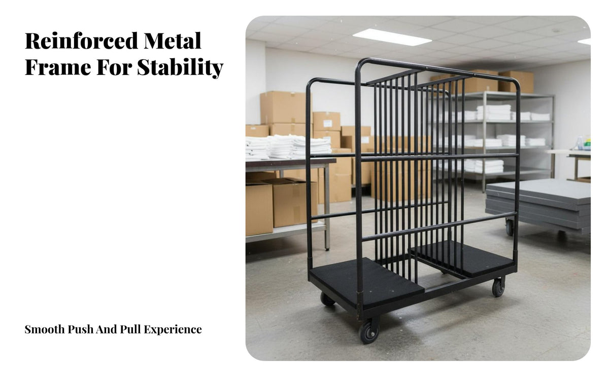 Heavy Duty Glass Turntable Cart Large Capacity 10-Slot Turntable Cart Safeguarding Dividers Rotating Tray Transport Trolley Braking Wheels for Hotel Employees, Banquet Hall Managers, Restaurants, Hotels, Commercial Kitchens, Event Venues