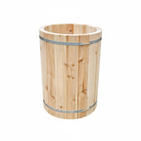 Traditional Round Beehive Handmade Wooden Beehive Barrel Eco-Friendly for Garden