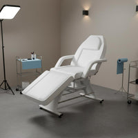 Adjustable Permanent Design Chair Removable Armrests Foldable Beauty Bed Waterproof PU Leather Multipurpose Permanent Design Bed for Lash Technicians