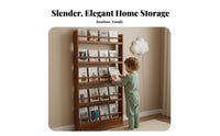 Space-Saving Narrow Gap Organizer Multifunctional Slim Gap Cabinet Multi-Purpose Household Storage Wall-Mountable for Apartment Dwellers, Homeowners, Students, Behind Door, Bathroom, Bedroom, Living Room